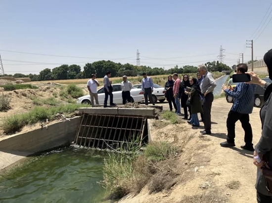 بازدید مشترک از تصفیه خانه فاضلاب غرب استان تهران ( فیروزبهرام) شهرستان اسلامشهر 